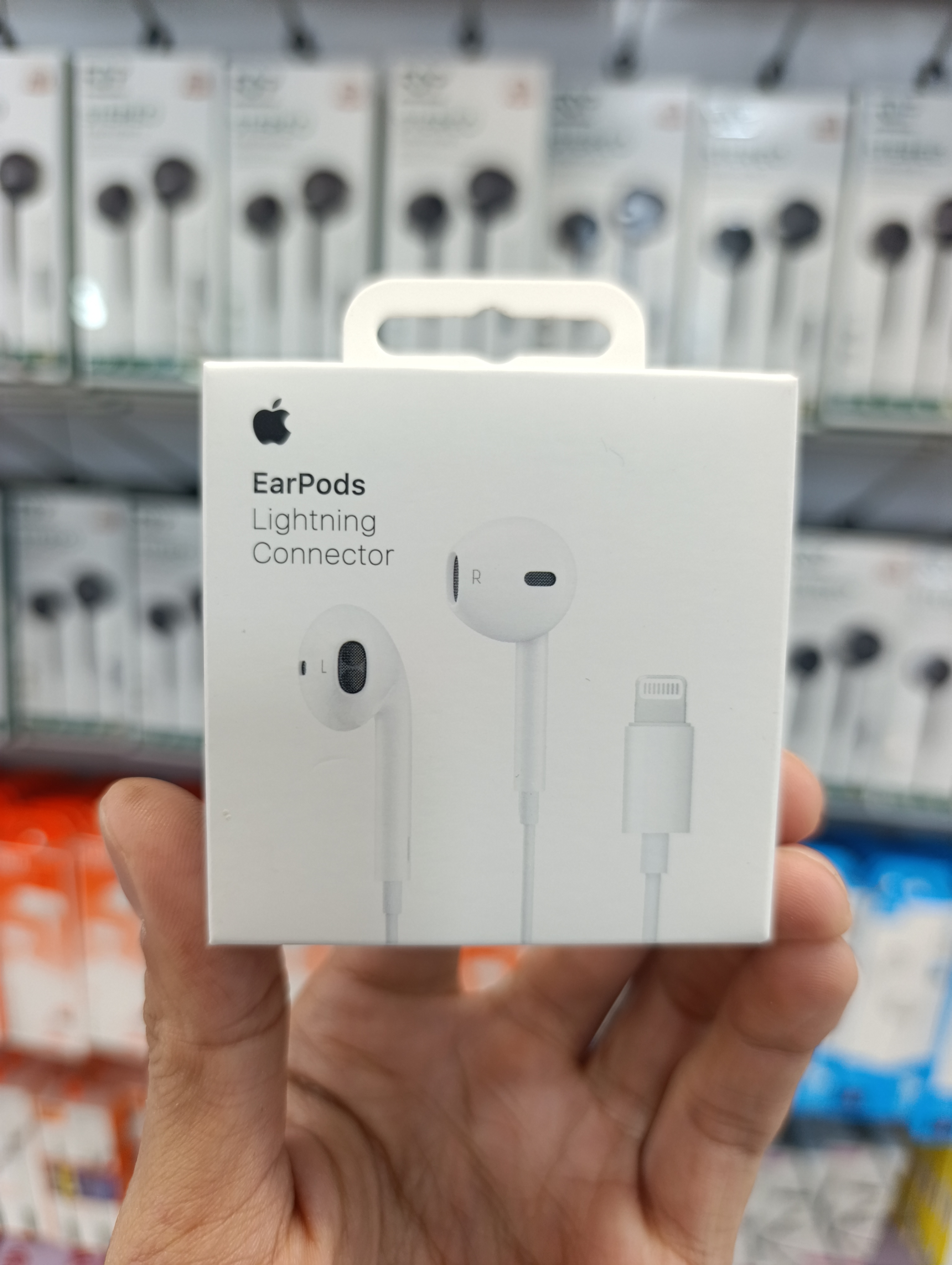 هندزفری با سیم اپل نیو پک مدل EarPods کانکتور لایتنینگ
