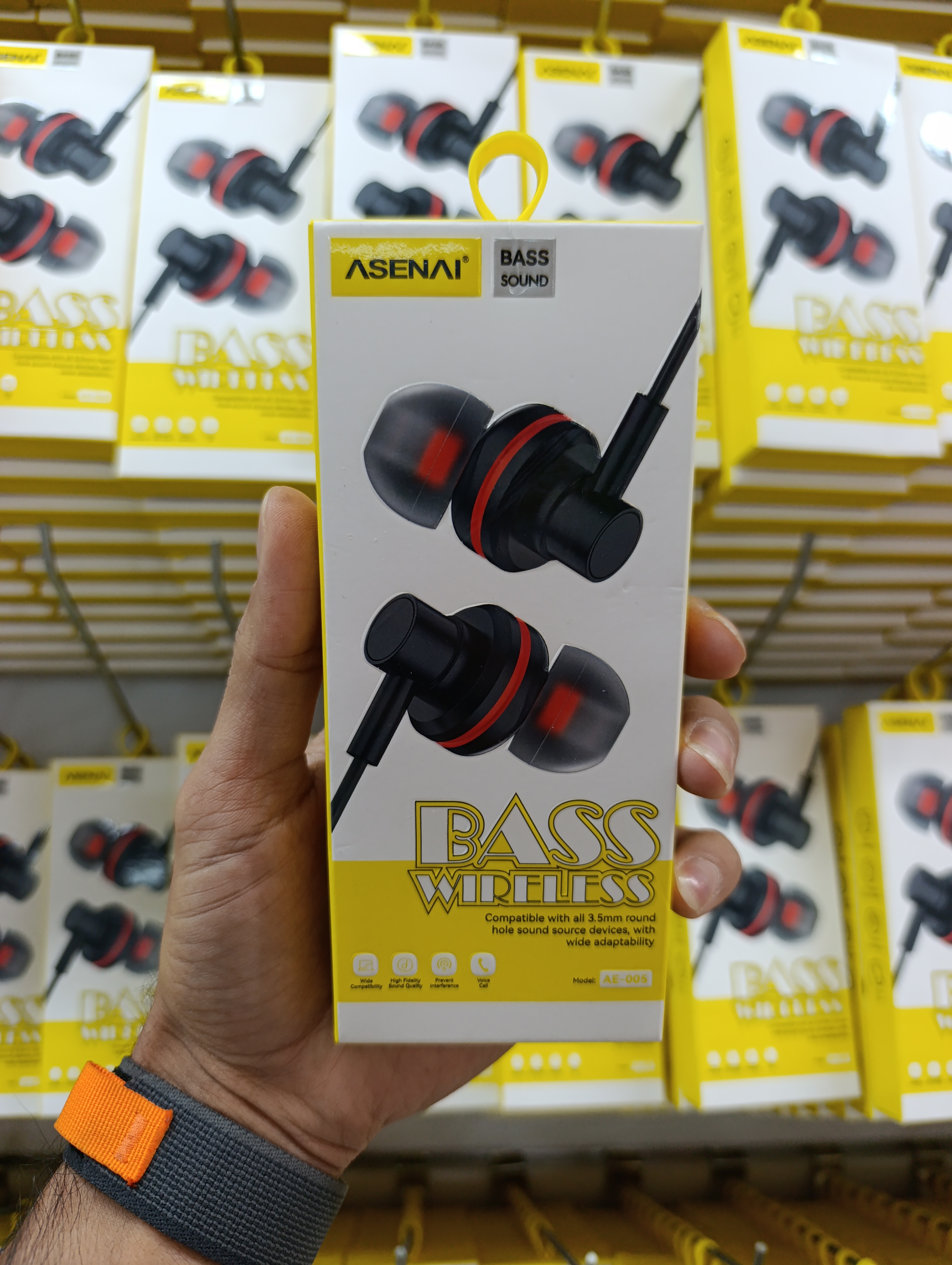 هندزفری با سیم آسنای مدل AE-00۵