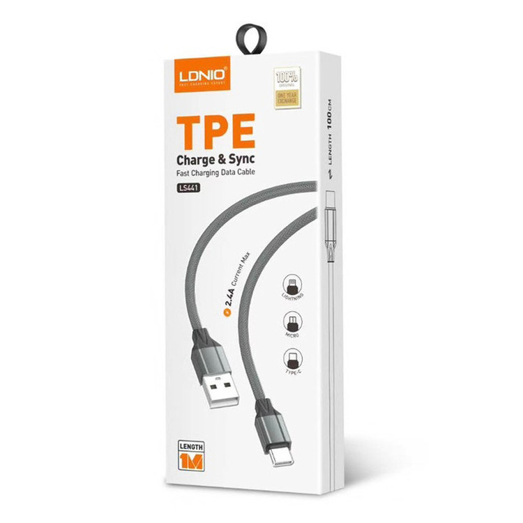 کابل تبدیل type c به type c الدینیو مدل ls441 طول 1متر