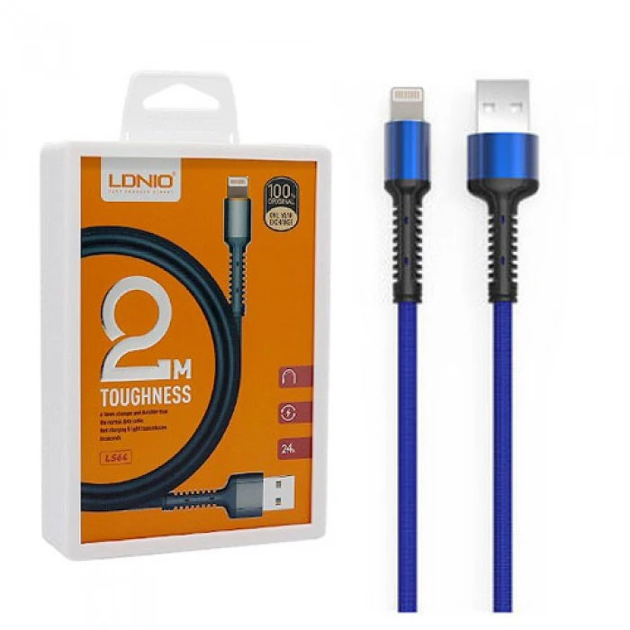 کابل شارژ USB به لایتینگ الدینیو مدل LS64