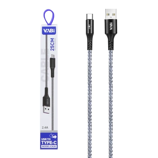 کابل شارژ پاوربانک تایپ سی کنفی vabi مدل ca30